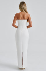 Fioreclo Yuliana Maxi Dress in Ivory
