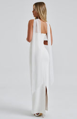 Fioreclo Yuliana Maxi Dress in Ivory