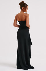 Fioreclo Zafina Maxi Dress in Black