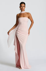 Fioreclo Zafina Maxi Dress in Blush