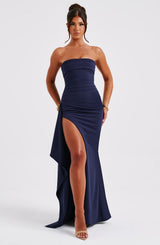 Fioreclo Zafina Maxi Dress in Navy