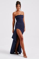 Fioreclo Zafina Maxi Dress in Navy