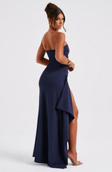 Fioreclo Zafina Maxi Dress in Navy