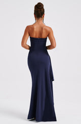 Fioreclo Zafina Maxi Dress in Navy