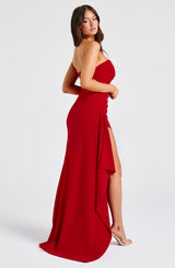 Fioreclo Zafina Maxi Dress in Red