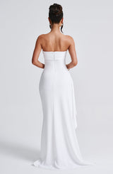 Fioreclo Zafina Maxi Dress in White