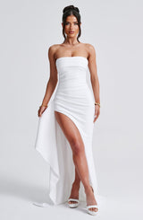 Fioreclo Zafina Maxi Dress in White