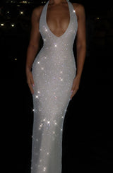 Fioreclo Zayda Maxi Dress in Nude
