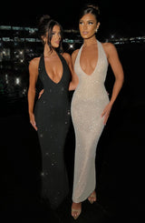Fioreclo Zayda Maxi Dress in Nude