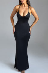 Fioreclo Zelina Maxi Dress in Black