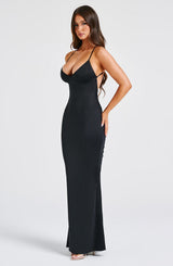 Fioreclo Zelina Maxi Dress in Black