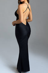Fioreclo Zelina Maxi Dress in Black
