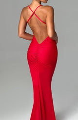 Fioreclo Zelina Maxi Dress in Red