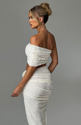 Fioreclo Zinelle Top in Ivory