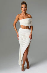 Fioreclo Zinelle Top in Ivory