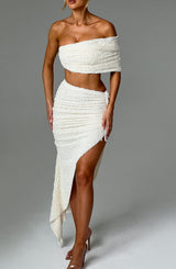 Fioreclo Zinelle Top in Ivory