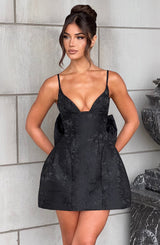 Fioreclo Zoelle Mini Dress in Black