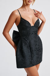Fioreclo Zoelle Mini Dress in Black