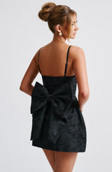 Fioreclo Zoelle Mini Dress in Black