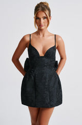 Fioreclo Zoelle Mini Dress in Black